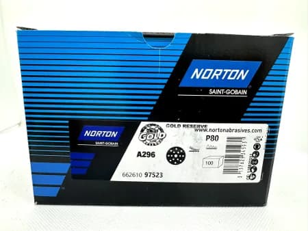 Norton random-orbital sanding discs 150mm grit 80 pack size: 100 pieces