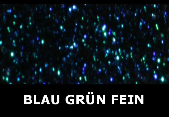 Transparent-Glimmer, Blau / Grün - fein 100 g