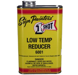 1 Shot Low Temp Reducer 6001, Verdünner für Pinstripe Lack