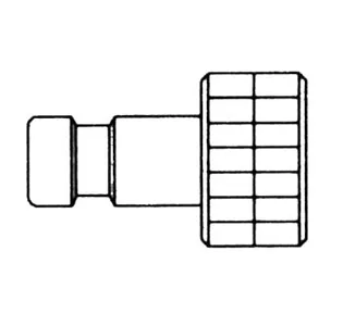 Stecknippel NW 2,7mm mit 3/8