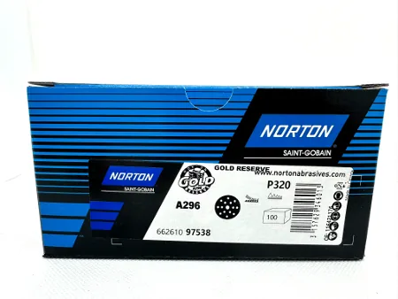Norton Exzenterschleifpapier 150 mm Körnung 320 VE: 100 Stck