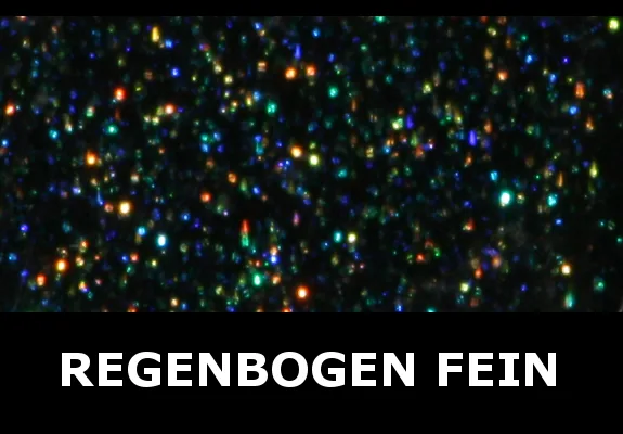 Transparent-Glimmer, Regenbogen - fein 100 g