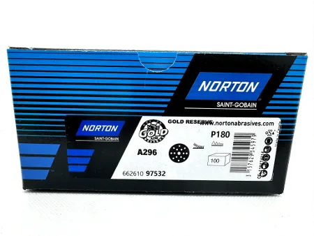 Norton Exzenterschleifpapier 150mm Körnung 180 VE: 100 Stck