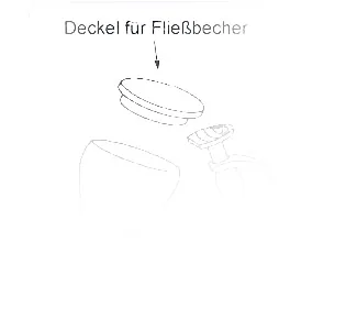 Deckel für Fließbecher (Nr. 2346)