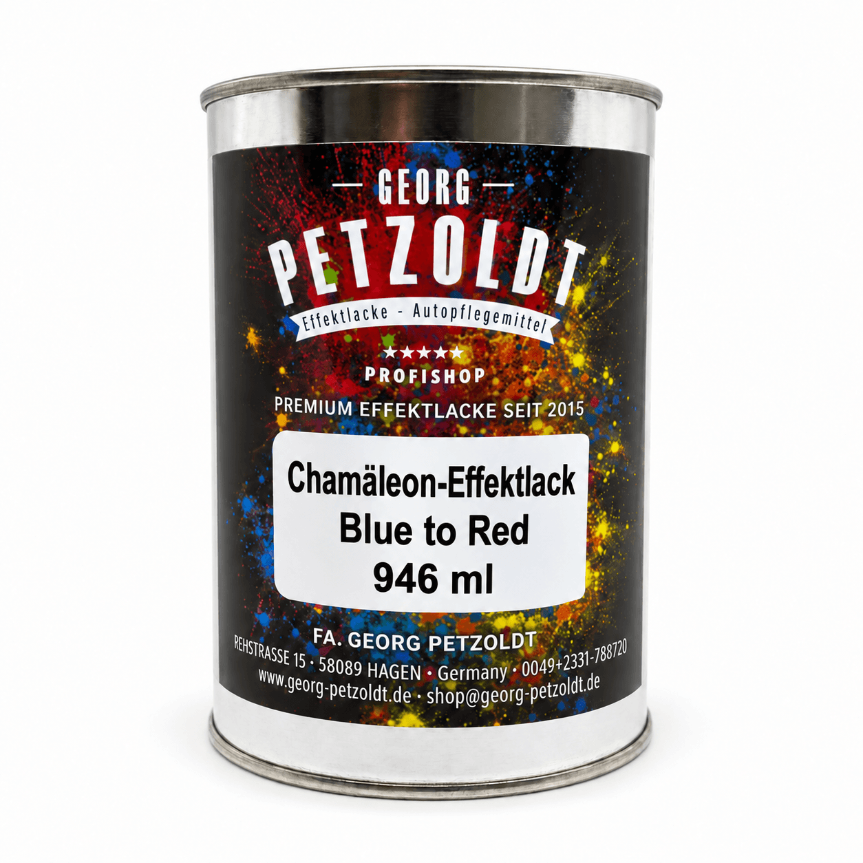Chamäleon-Effektlack, Blue to Red