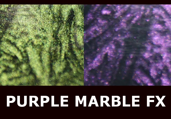 Marble FX Purple, Custom Paints