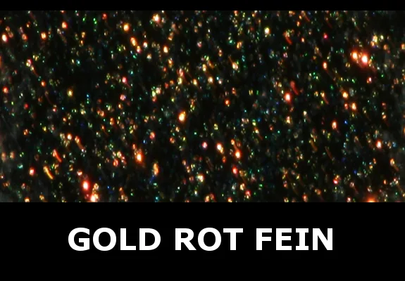 Transparent-Glimmer, Gold / Rot - fein 100 g