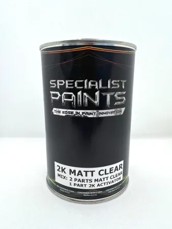 2K-Matt Clear 1 litre including hardener