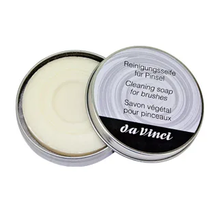 Reinigungsseife für Pinsel aus Naturhaar, Borste und Synthetik