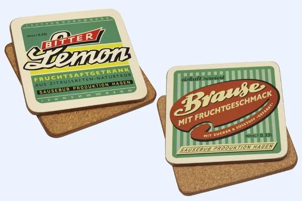 Sausebub drinks coaster set