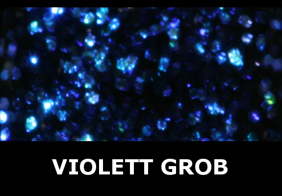 Transparent glitter, violet - coarse 100 g