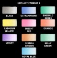 COM-ART-Farbset E, transparent, Airbrushfarbe