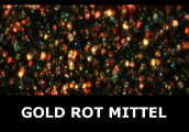 Transparent-Glimmer, Gold / Rot - mittel 100 g